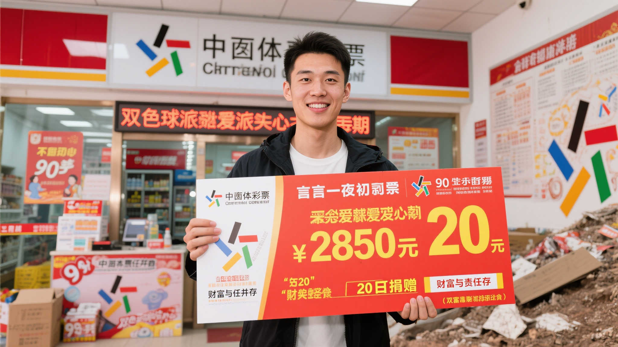 90后揽双色球2850万大奖 派奖尾声慷慨捐20万助甘肃灾区