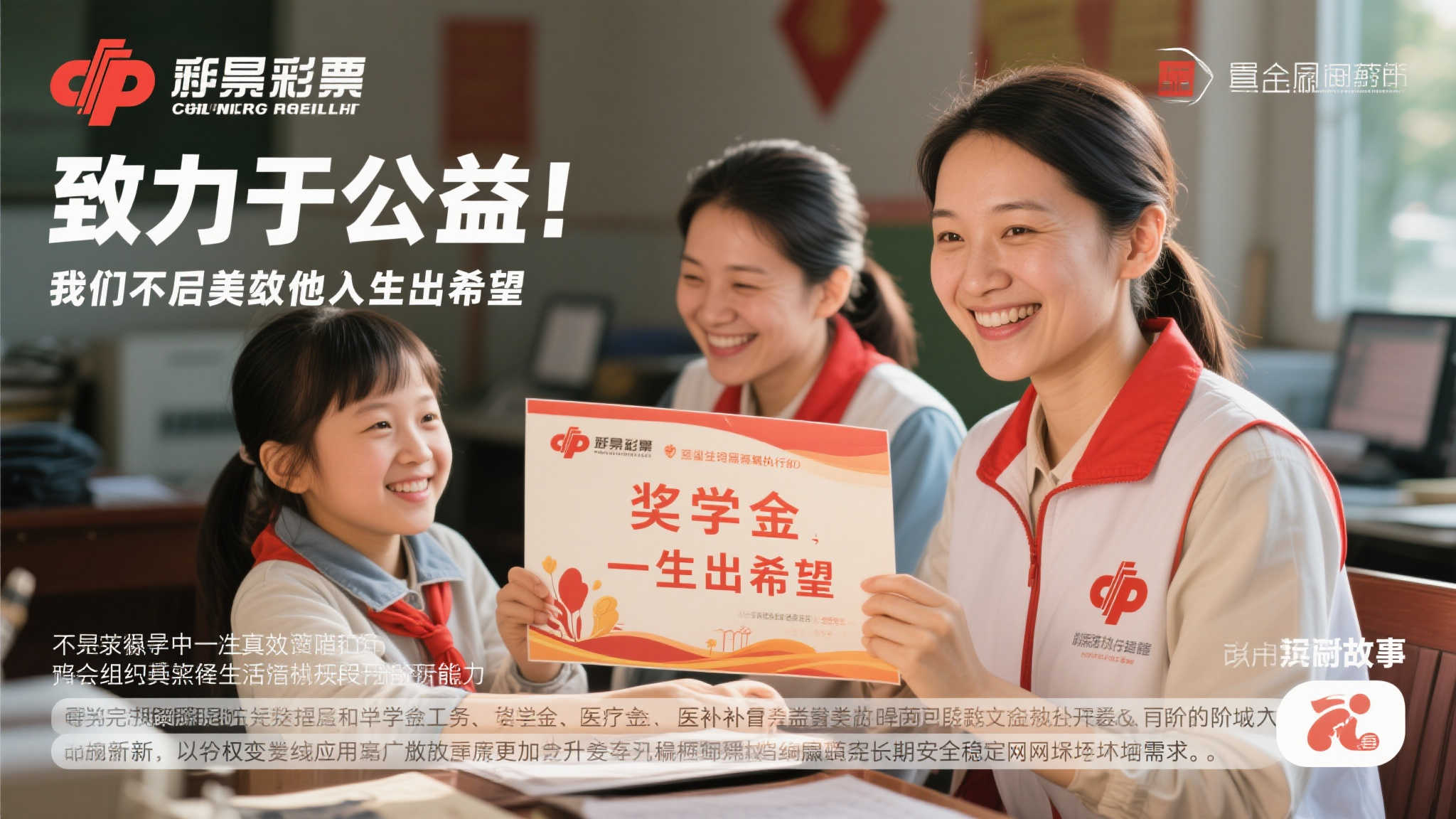 谈及“致力于公益”，我们不能不赞美那些坚