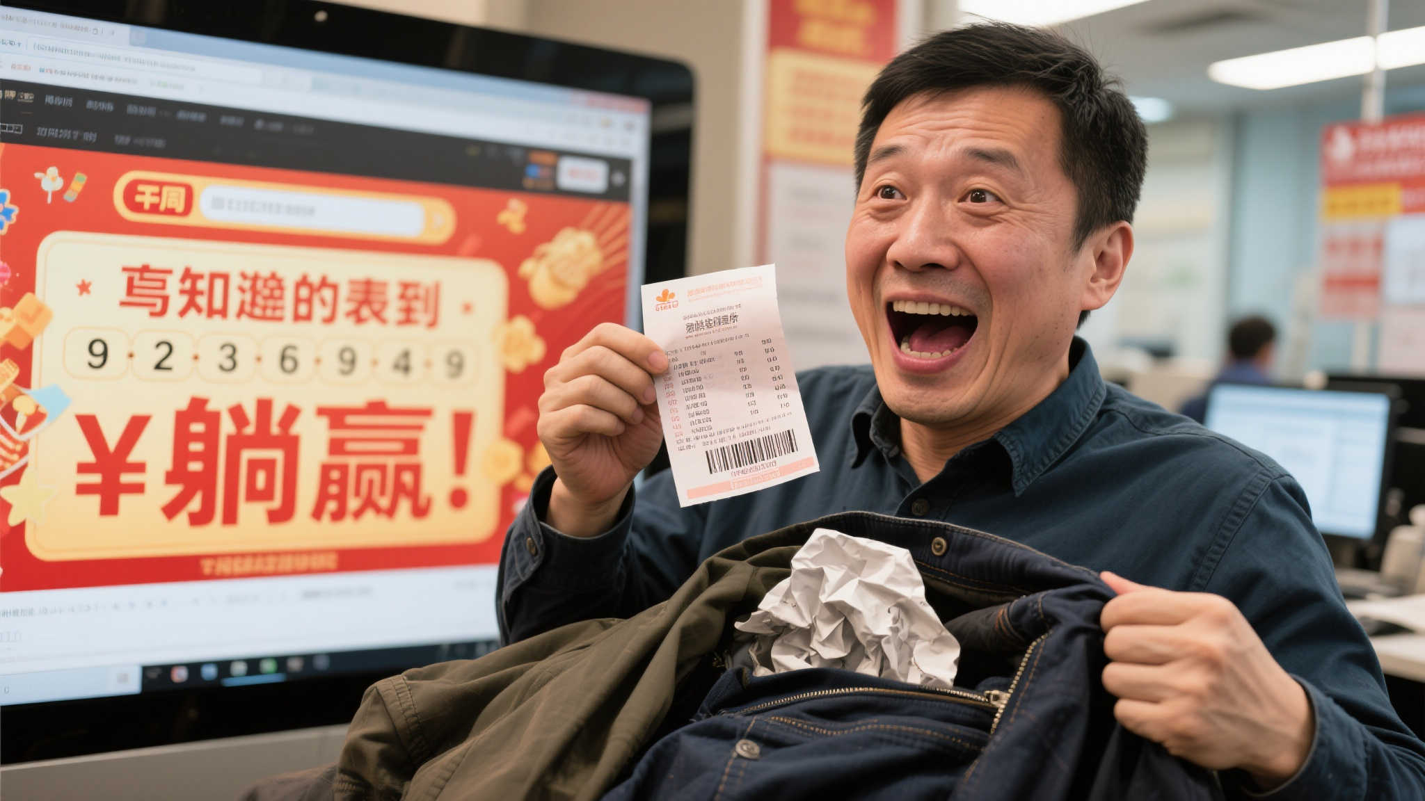 男子机选双色球喜中41万 竟一周后才发现彩票 男子机选双色球喜中41万 竟一周后才发现彩票