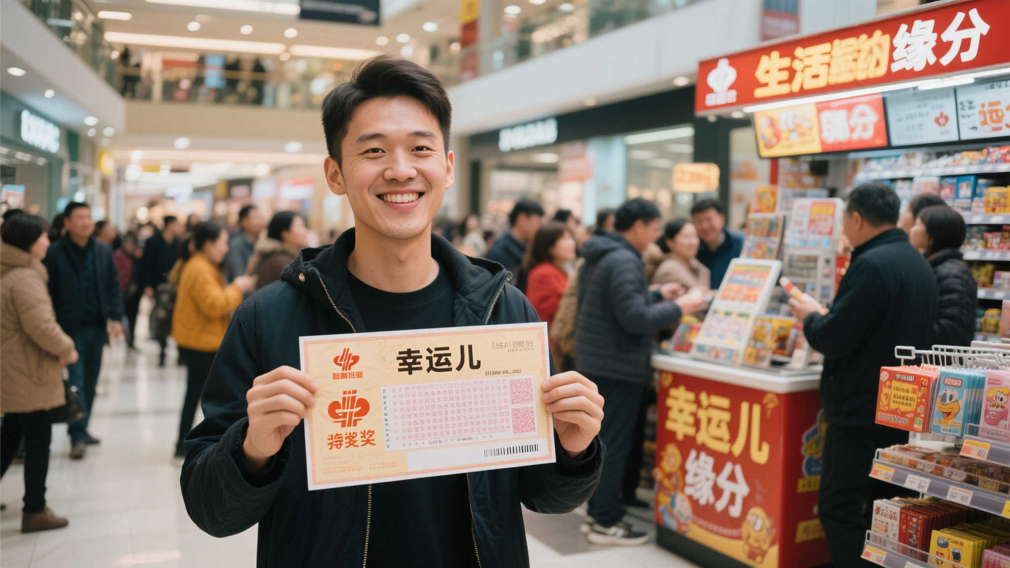 商场偶遇好运!购彩多年终中刮刮乐80万大奖 商场偶遇好运!购彩多年终中刮刮乐80万大奖