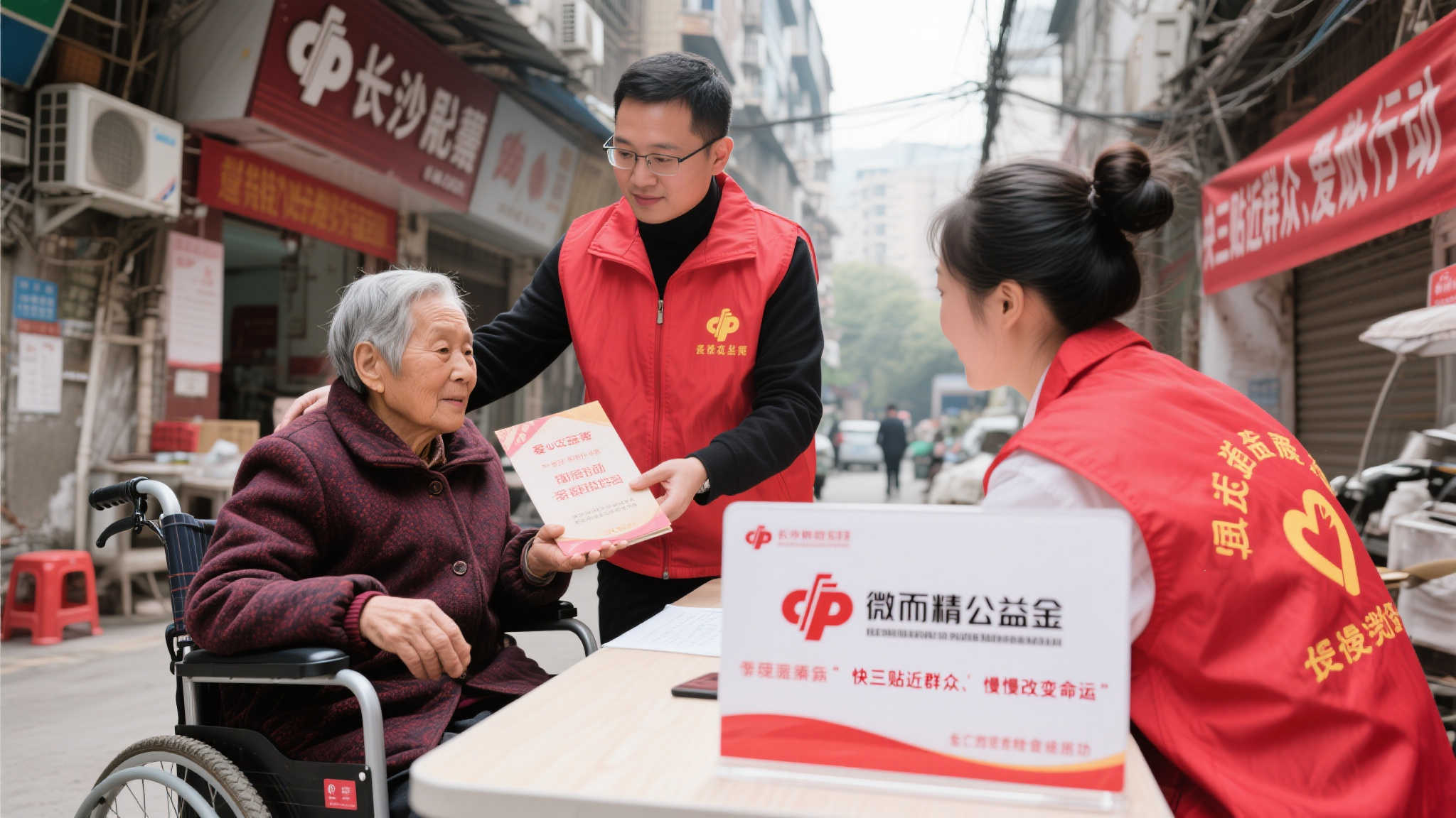 长沙福彩公益金项目:关爱健康,暖心服务,助力困难群体 从城市的街头巷尾,到社区的每一个角落,爱