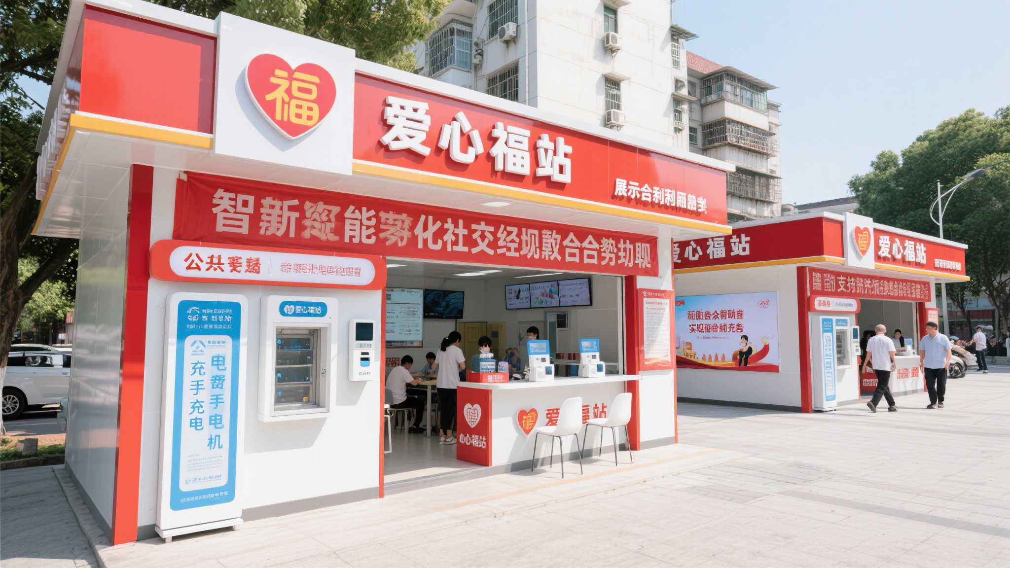 这些全新启用的“爱心福站”，不仅配备基础