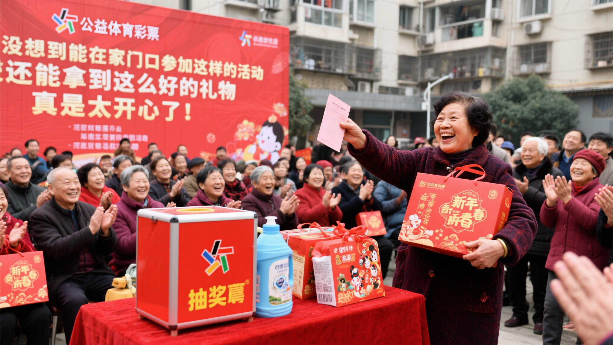 活动的重头戏莫过于现场的抽奖环节。无论是