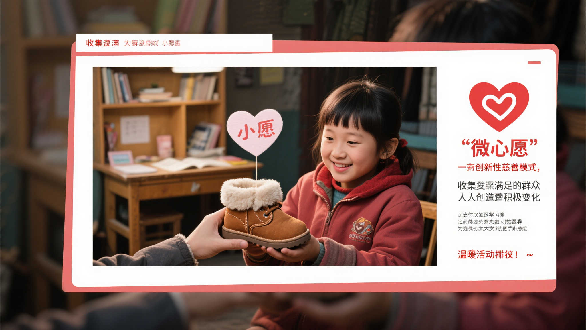 “微心愿”是一种创新性的慈善模式，它通过