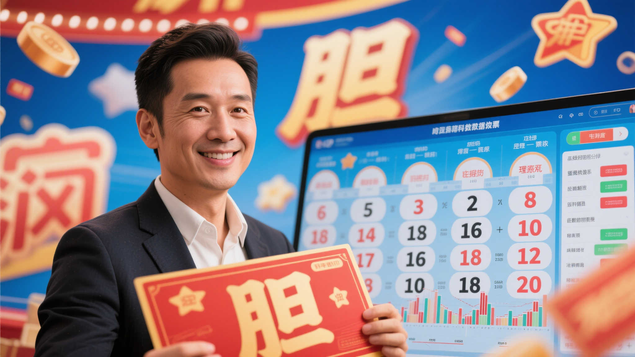 值得一提的是，他在选择“胆”号码时，并非