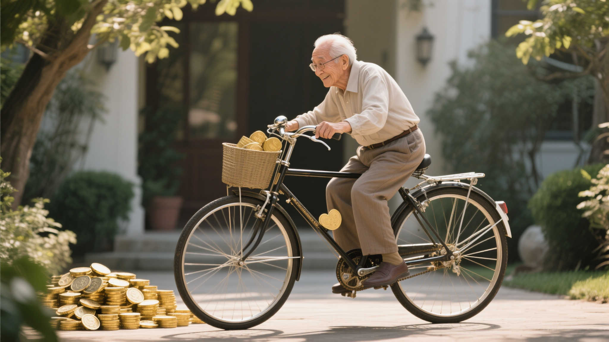 69岁老者喜中3700万大奖，唯愿购置单车：早有心中预兆