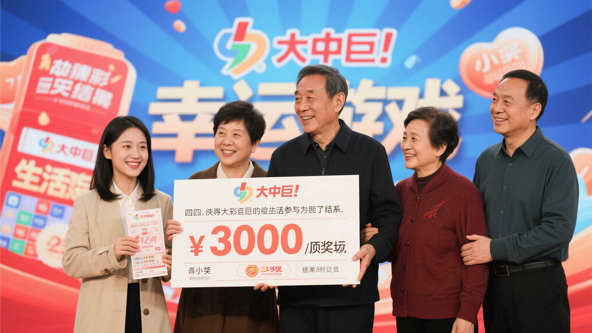 女儿代父领取1177万大乐透巨奖：小奖已是常客