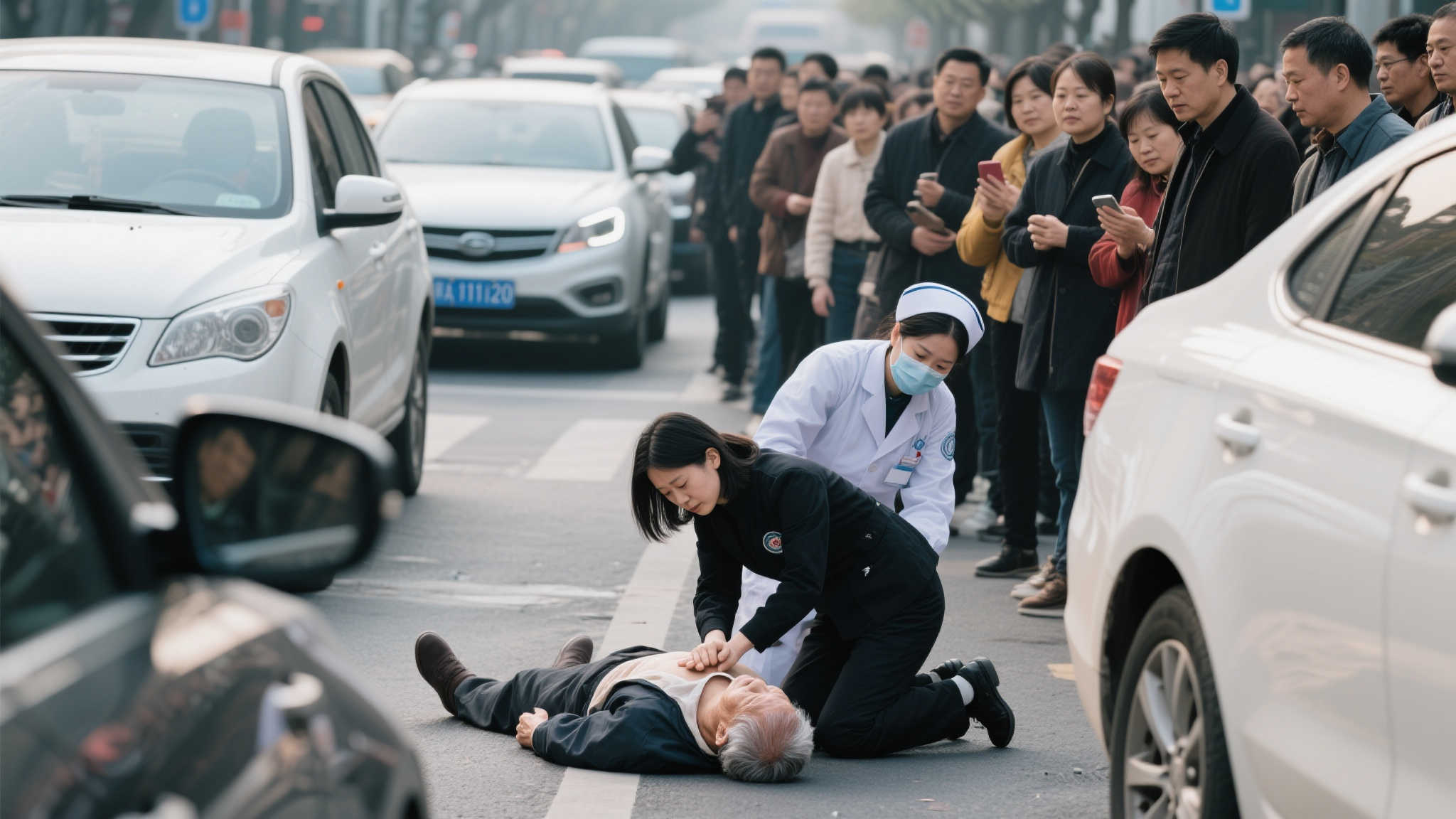 依据目击者提供的信息，当天在南京市某繁忙