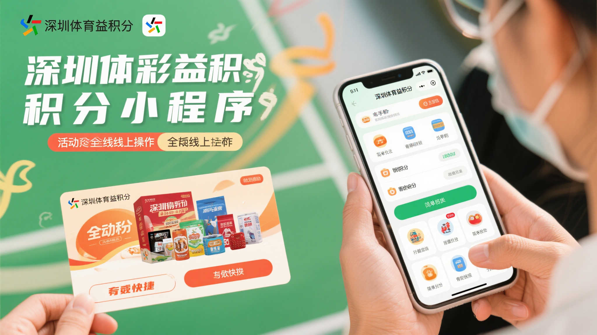 “深圳体彩益积分小程序上线,5万份好礼等你兑换!” 值得一提的是,这个活动完全基于线上操作,