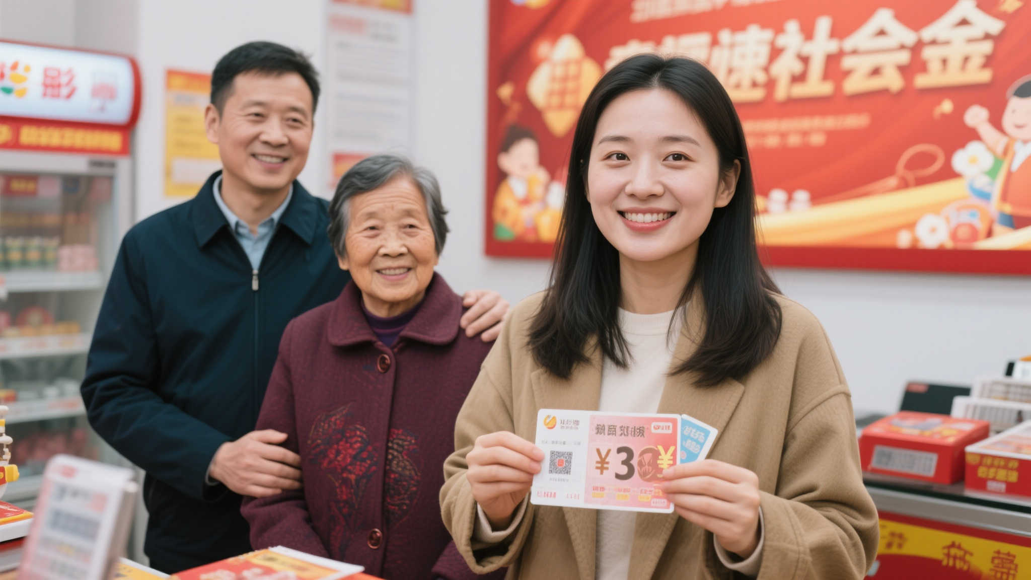 女彩民机选喜中大乐透千万奖金 首要改善父母生活