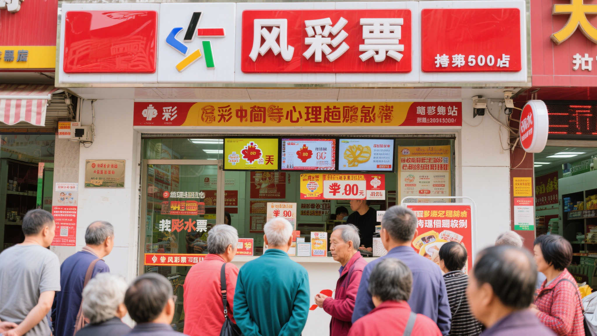 有意思的是，许多老彩民表示，他们选择在这