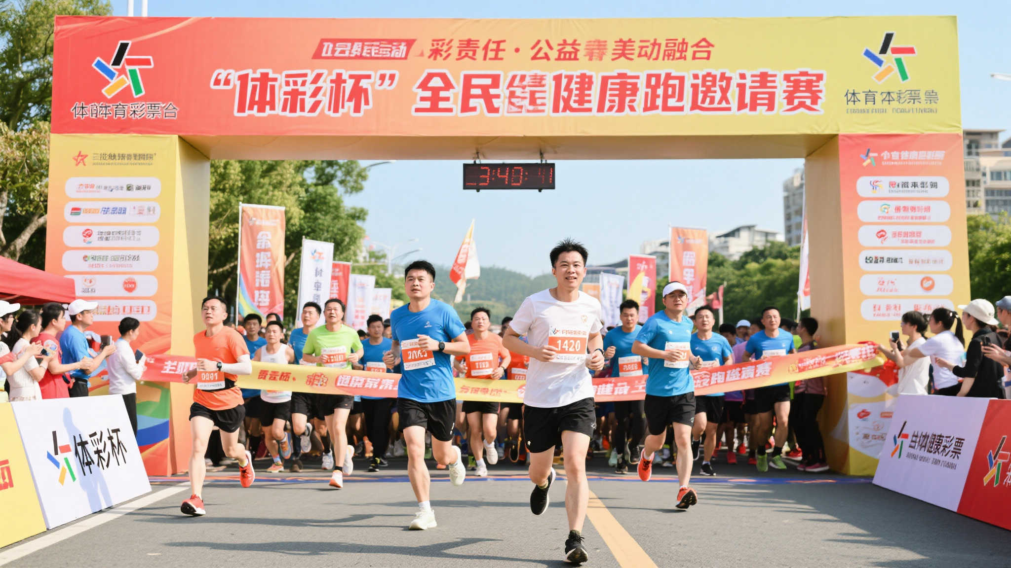 责任彩票理念融入崇左市‘体彩杯’全民健康跑活动