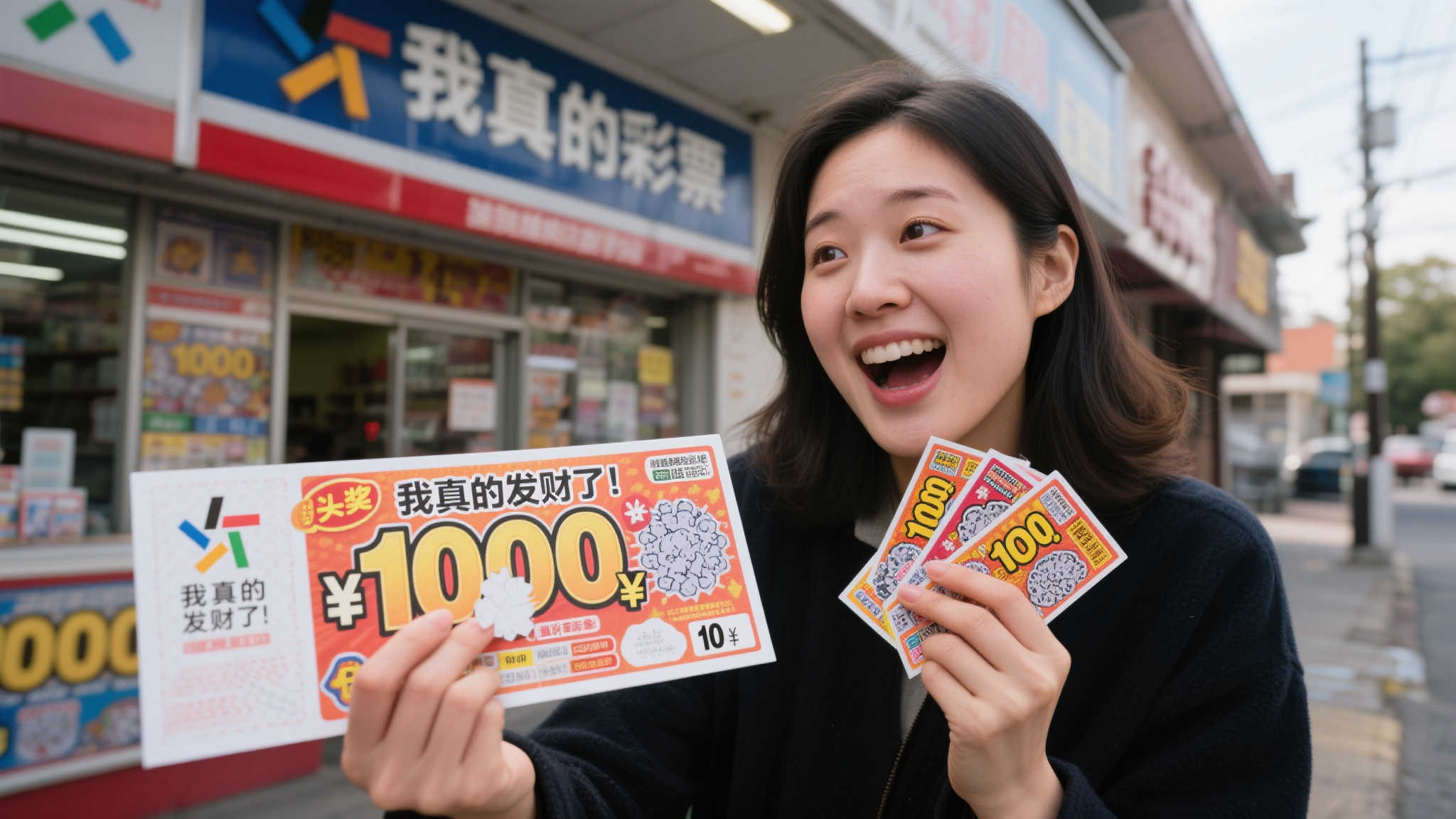 惊喜降临：女子刮中百万大奖，激动整夜无眠