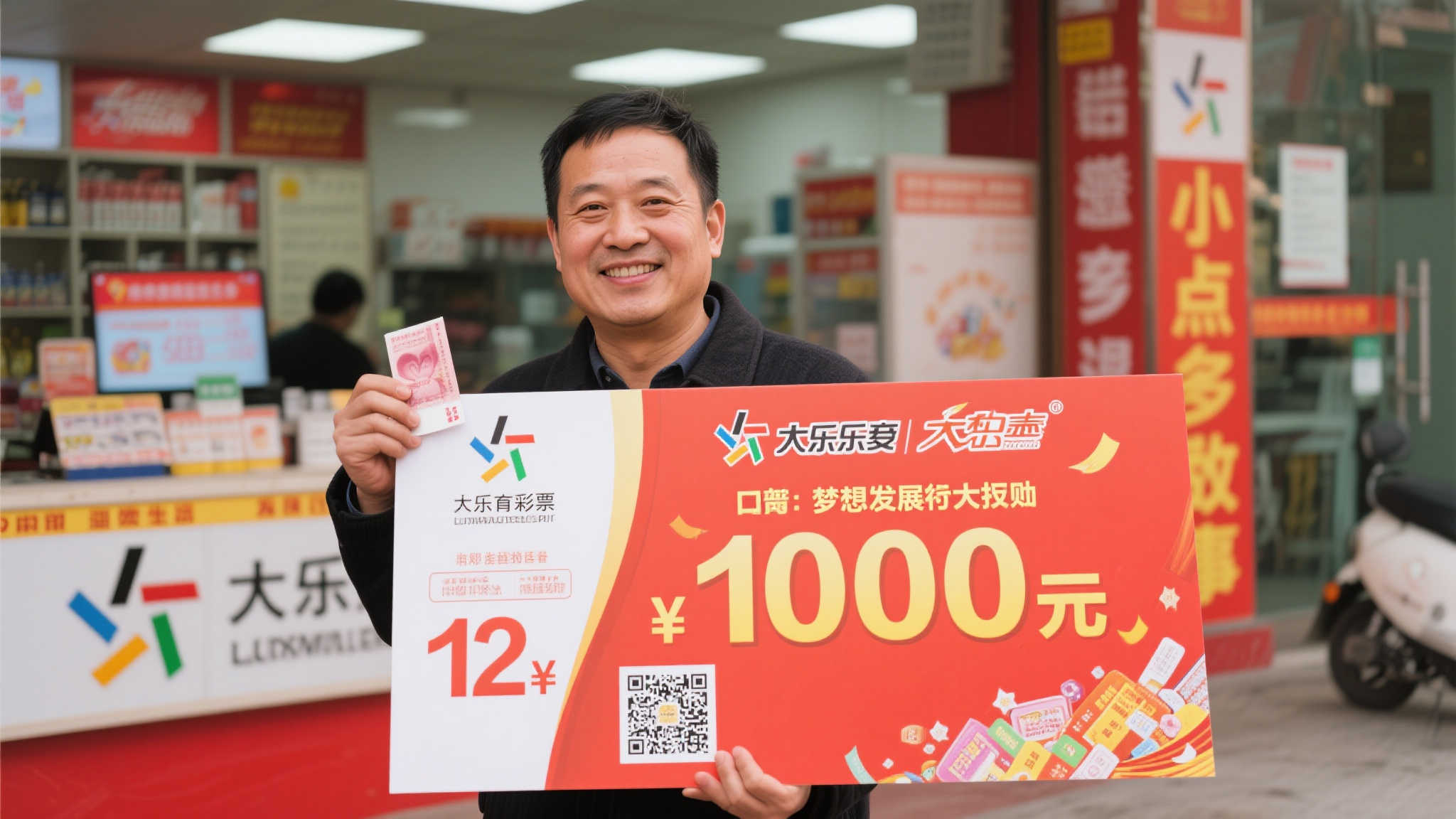 铁杆彩民12元中千万大乐透 立志助力家乡建设 铁杆彩民12元中千万大乐透 立志助力家乡建设