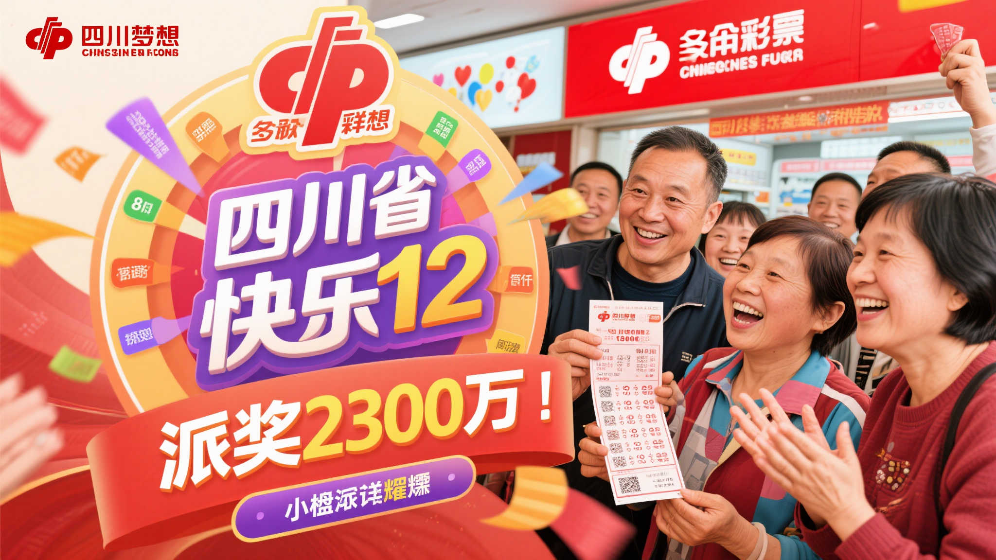 四川福彩快乐12派送巨额奖金2300万元 彩票一直是人们追逐梦想、参与公益的重要渠