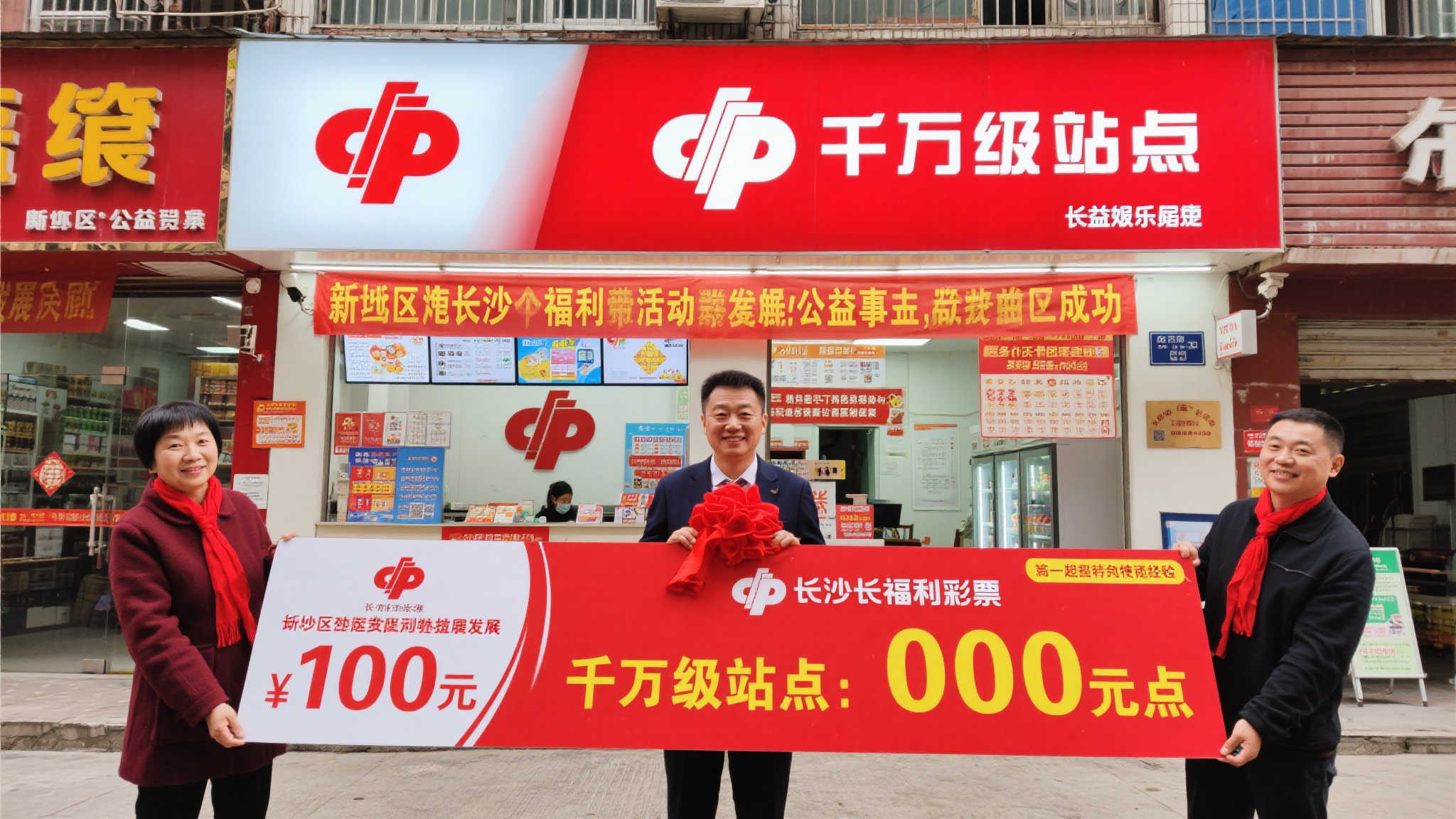 长沙福彩迎来首个千万级大奖站点诞生 近年来,长沙市福利彩票事业蓬勃发展,为当